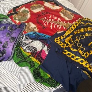 Colorful Silk Scarves Collection